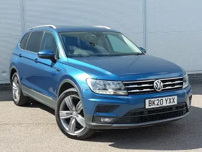 Used VW Tiguan Allspace Match 150 HP (110 kW) 2020 Blue SUV