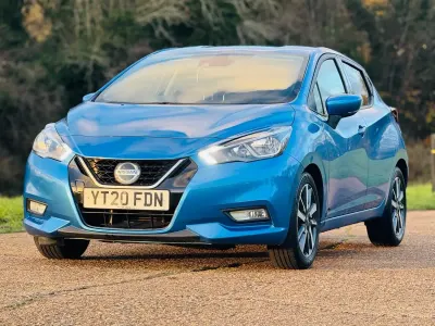 Begagnad Nissan Micra Tekna 100 HK (73 kW) 2020 Blå Halvkombi