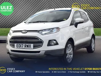 Used Ford Ecosport Titanium 95 HP (69 kW) 2017 White SUV