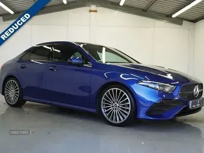 Used Mercedes A200 AMG Line Premium Plus 163 HP (119 kW) 2023 Blue Sedan