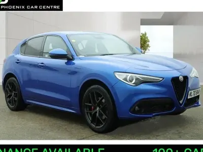 Begagnad Alfa Romeo Stelvio Veloce 210 HK (154 kW) 2020 Blå SUV