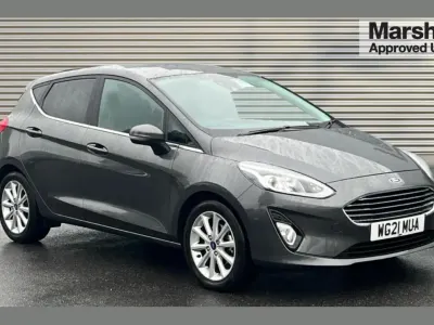 Used Ford Fiesta Titanium 125 HP (91 kW) 2021 Grey Hatchback