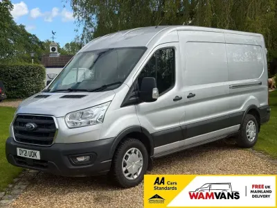 Used Ford Transit Trend 130 HP (95 kW) 2021 Silver Van