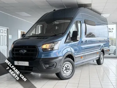 Used Ford Transit 130 HP (95 kW) 2022 Blue Van