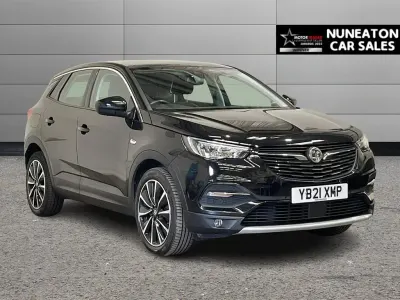 Used Vauxhall Grandland X Elite 130 HP (95 kW) 2021 Black SUV