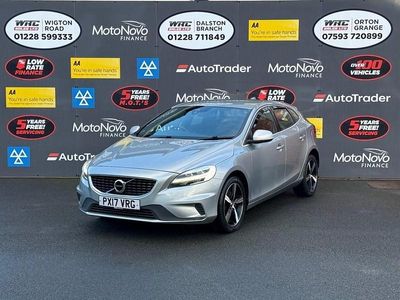 Silver Used 2017 Volvo V40 R-Design Hatchback | £9,220 (Fair price)