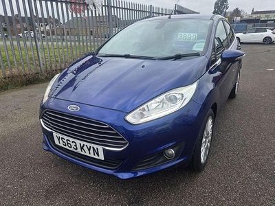Used Ford Fiesta Titanium 125 HP (91 kW) 2014 Blue Hatchback