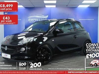 Used Vauxhall Adam 70 HP (51 kW) 2018 Black Hatchback
