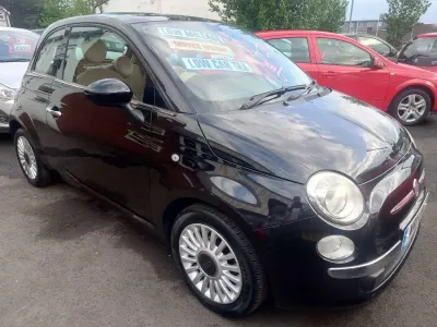 Usado Fiat 500 Lounge 69 HP (50 kW) 2011 Preto Citadino
