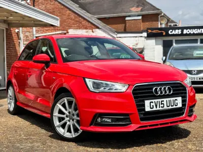Used Audi A1 Sportback S-Line 150 HP (110 kW) 2015 Red Hatchback