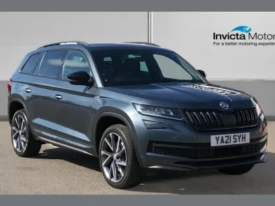 Used Skoda Kodiaq SportLine 150 HP (110 kW) 2021 Grey SUV
