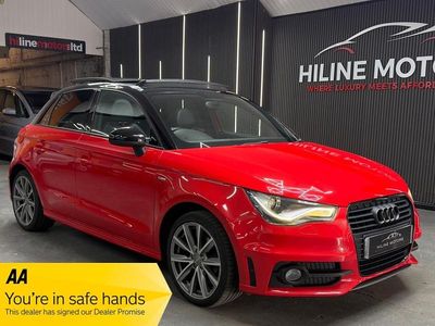 Begagnad Audi A1 Sportback S-Line 122 HK (89 kW) 2014 Röd Halvkombi