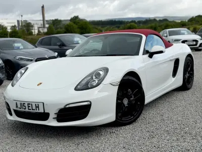 Used Porsche Boxster 265 HP (194 kW) 2015 White Cabriolet