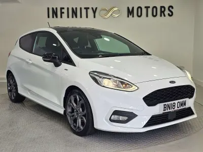 Used Ford Fiesta ST-Line 140 HP (102 kW) 2018 White Hatchback