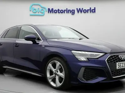 Used Audi A3 Sportback S-Line 110 HP (80 kW) 2023 Blue Hatchback