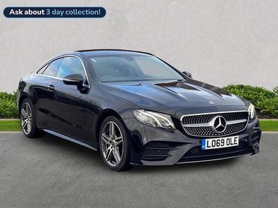 Black Used 2020 Mercedes E220 AMG line Coupe | £21,281 (Super price)