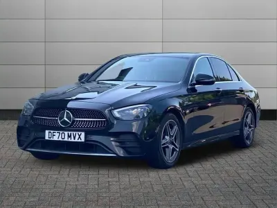 Used Mercedes E220 AMG Line Premium 194 HP (142 kW) 2021 Black Sedan