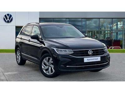 Deep black Used 2022 VW Tiguan Life SUV | £20,960 (Fair price)