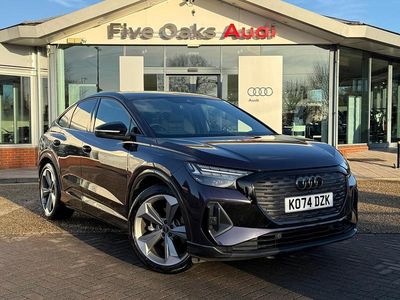 Purple Used 2025 Audi Q4 Sportback e-tron Sport SUV | £32,990 (Expensive)