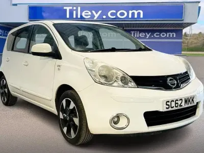 Used Nissan Note N-TEC 86 HP (63 kW) 2013 White Hatchback