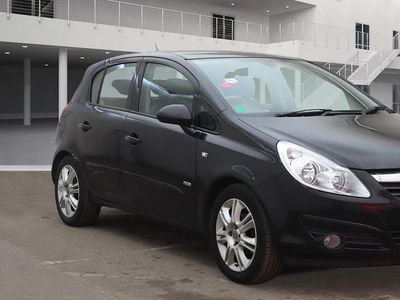 Used Vauxhall Corsa Design Edition 89 HP (65 kW) 2008 Black Hatchback
