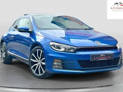 Used VW Scirocco GT 125 HP (91 kW) 2015 Blue Coupe
