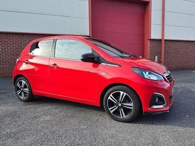 Used Peugeot 108 GT-line 82 HP (60 kW) 2017 Red Hatchback