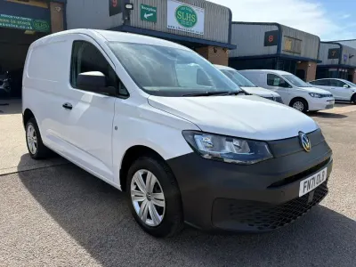 Used VW Caddy S 102 HP (75 kW) 2021 White MPV