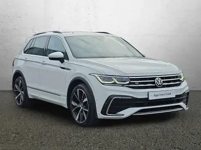 Second-hand VW Tiguan R-line 190 CP (139 kW) 2021 Alb SUV