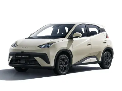 New BYD Dolphin Boost 85 kW (116 HP) 2025 White Hatchback