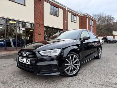 Black Used 2018 Audi A3 Sportback Black Edition Hatchback | £12,988 (Fair price)