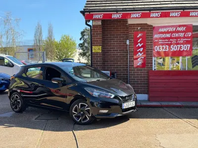 Used Nissan Micra Acenta 92 HP (67 kW) 2021 Black Hatchback