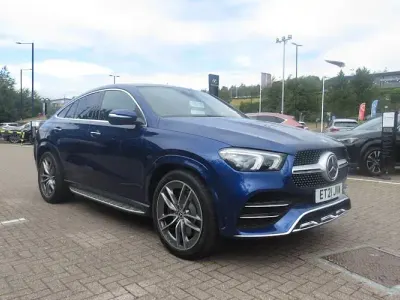 Used Mercedes GLE400 AMG Line Premium Plus 330 HP (242 kW) 2021 Blue SUV