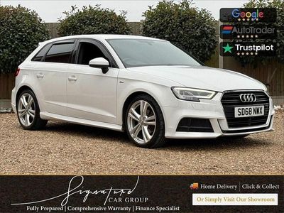 White Used 2018 Audi A3 Sportback S-Line Hatchback | £13,990 (Fair price)