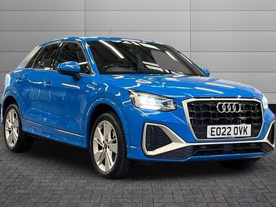 Used Audi Q2 S-Line 150 HP (110 kW) 2022 Turbo blue SUV
