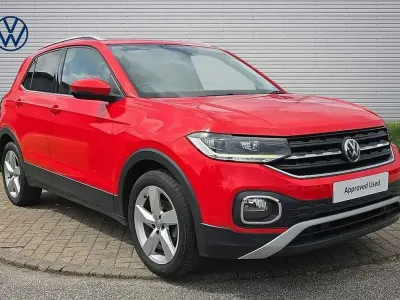 Used VW T-Cross SEL 115 HP (84 kW) 2019 Red SUV