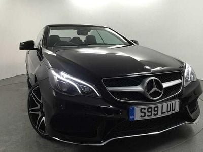 Used Mercedes E250 AMG line 2015 Black Cabriolet