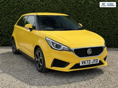 Used MG MG3 Excite 106 HP (77 kW) 2022 Yellow Hatchback