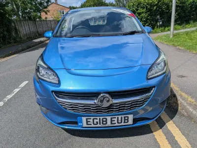 Used Vauxhall Corsa 90 HP (66 kW) 2018 Blue Hatchback