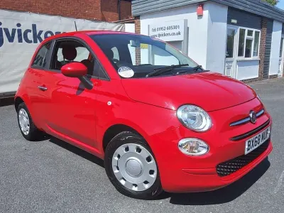 Used Fiat 500 Pop 69 HP (50 kW) 2018 Red Hatchback