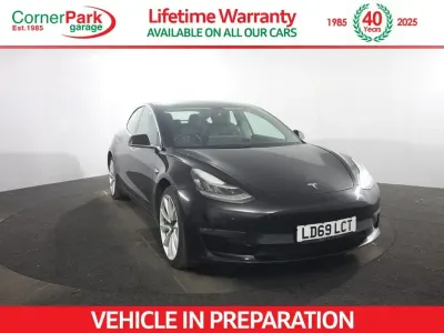 Used Tesla Model 3 Long Range AWD 366 kW (498 HP) 2019 Black Sedan