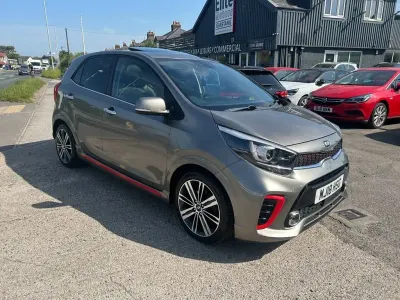 Used Kia Picanto GT-Line S 83 HP (61 kW) 2018 Silver Hatchback