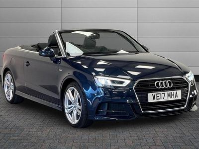 Used Audi A3 Cabriolet S-Line 150 HP (110 kW) 2017 Mythos black Cabriolet