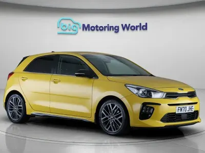 Begagnad Kia Rio GT-Line S 118 HK (86 kW) 2020 Gul Halvkombi