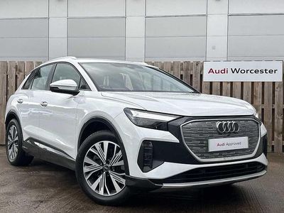 White Used 2024 Audi Q4 e-tron Sport SUV | £31,585 (A bit pricey)