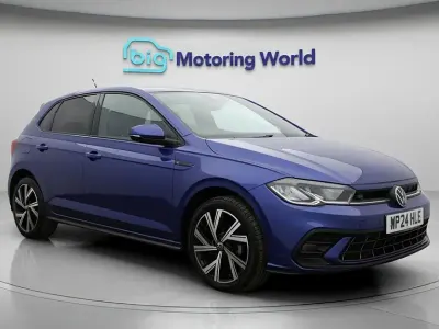 Begagnad VW Polo R-line 95 HK (69 kW) 2024 Blå Halvkombi