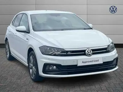 Used VW Polo R-line 95 HP (69 kW) 2020 White Hatchback