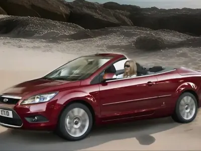 Used Ford Focus Cabriolet 2009 Red Cabriolet