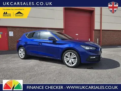 Begagnad Seat Leon SE Dynamic 110 HK (80 kW) 2020 Blå Halvkombi