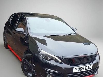 Used Peugeot 308 GT-line 130 HP (95 kW) 2020 Black Hatchback